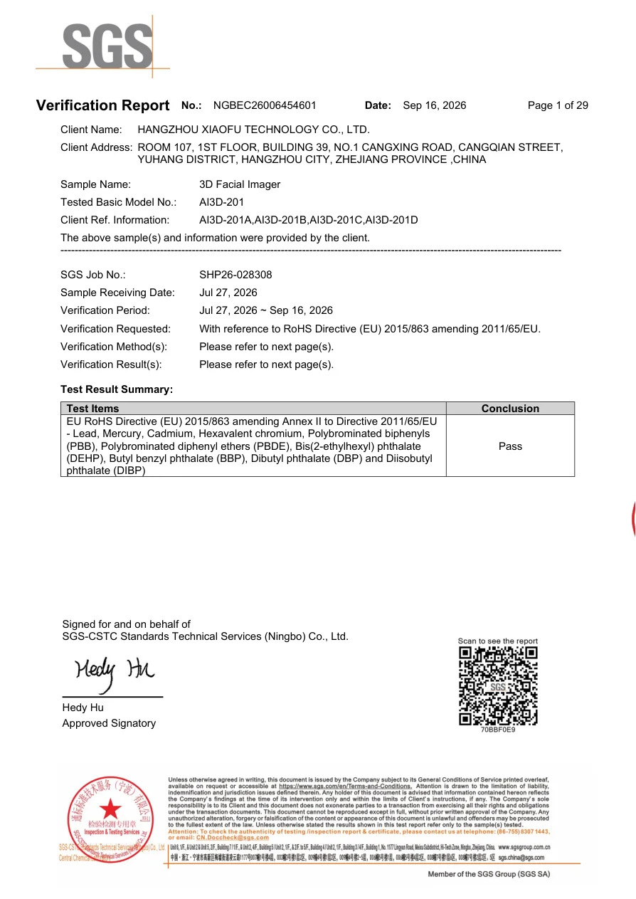 C1 Pro Restricted substances report NGBEC26006454601